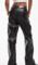 Pantalones negros de tiro alto LAAGAM blondie
